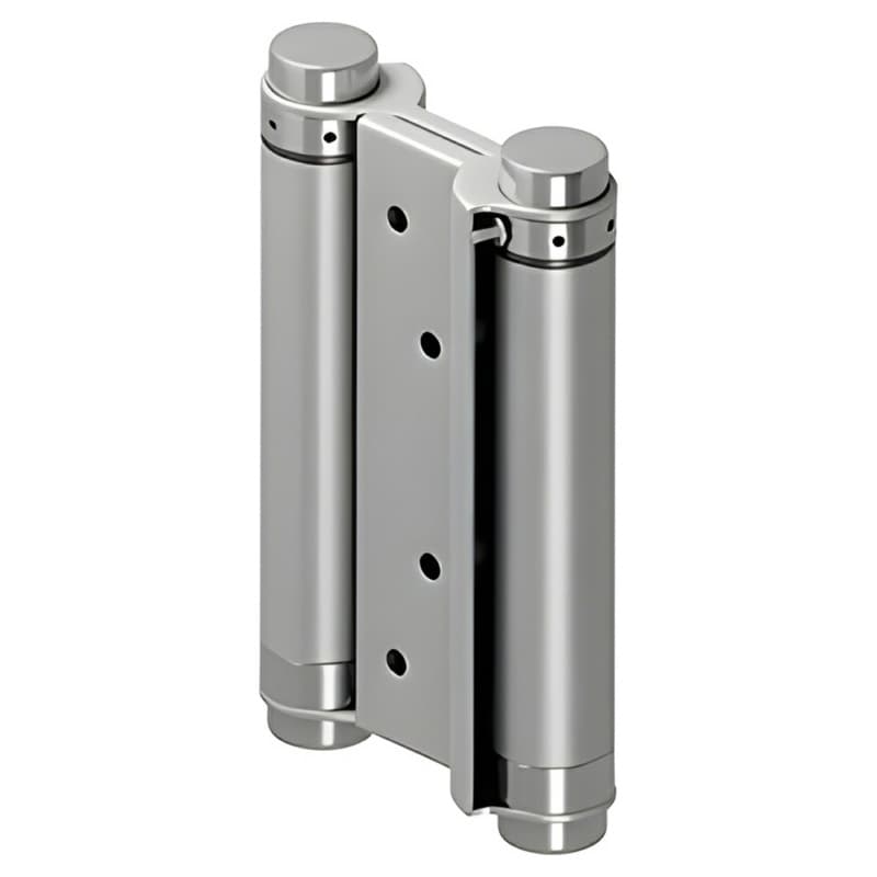 5-1/2" Double Action Saloon Hinge, Brushed Stainless Steel
