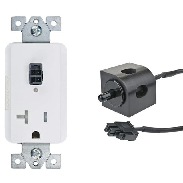 Docking Drawer Door Activated Safety Outlet, Smoke & Heater Sensor Switch