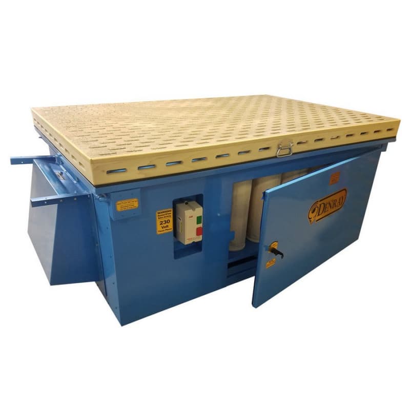 Denray 7200 Series Down Draft Sanding Table 48" x 72" 110V or 220V Single-Phase