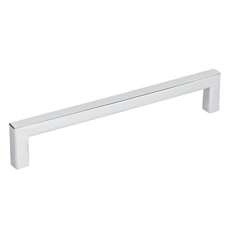 6-5/16" Square Bar Drawer Pull, Polished Chrome