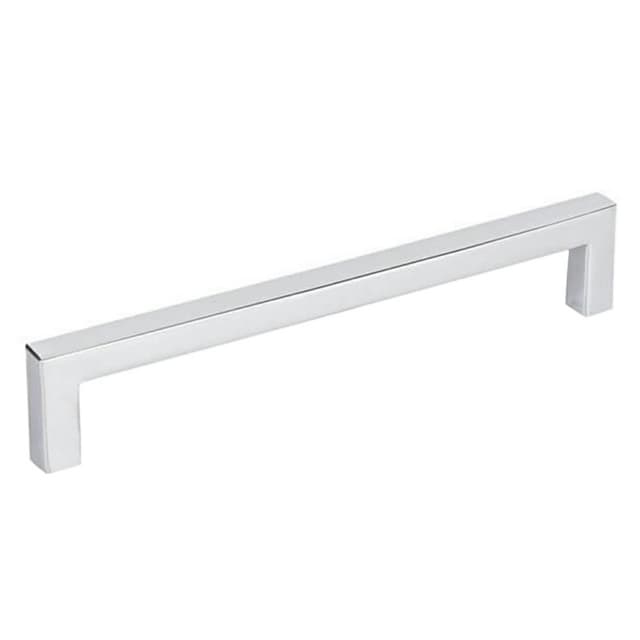 6-5/16" Square Bar Drawer Pull, Polished Chrome