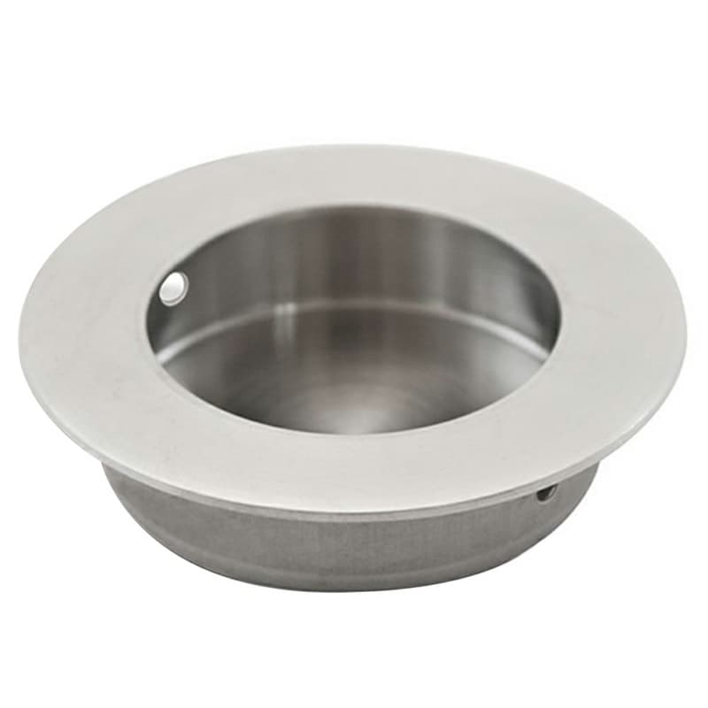 2-1/32" Circular Flush Pull, Satin Stainless Steel