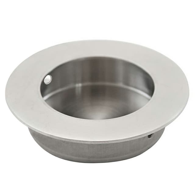 2-1/32" Circular Flush Pull, Satin Stainless Steel