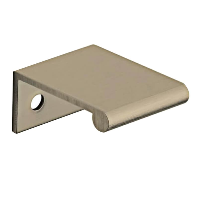 5/8" Edge Finger Pull, Satin Nickel