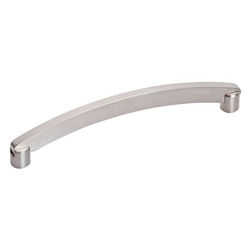5-1/32" Flat Radiused Handle Drawer Pull, Satin Stainless Steel