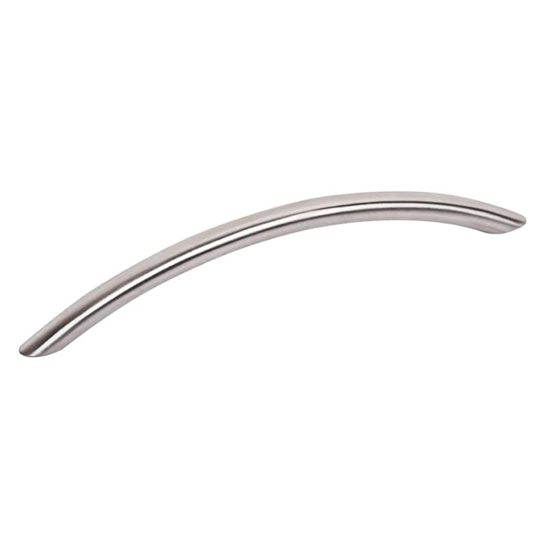 6-5/16" Bow Drawer Pull, Satin Stainless Steel