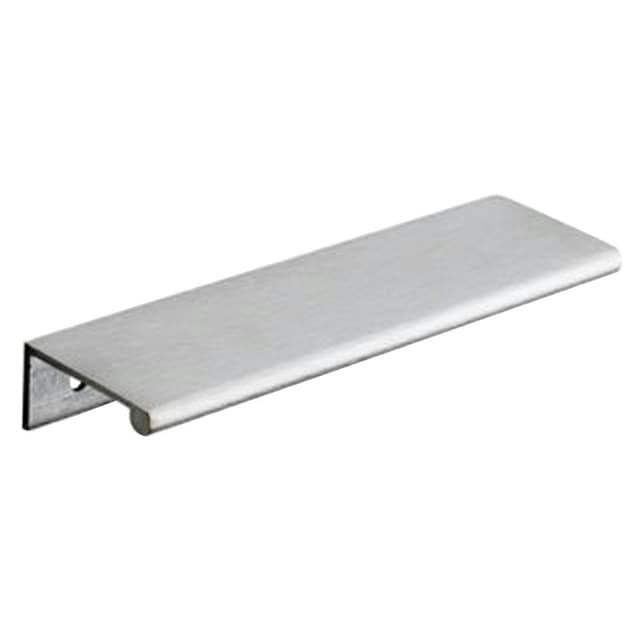 5" Edge Finger Pull, Satin Chrome, 6" Length