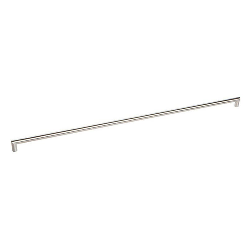 25-3/16" Angled Bar Drawer Pull, Satin Stainless Steel