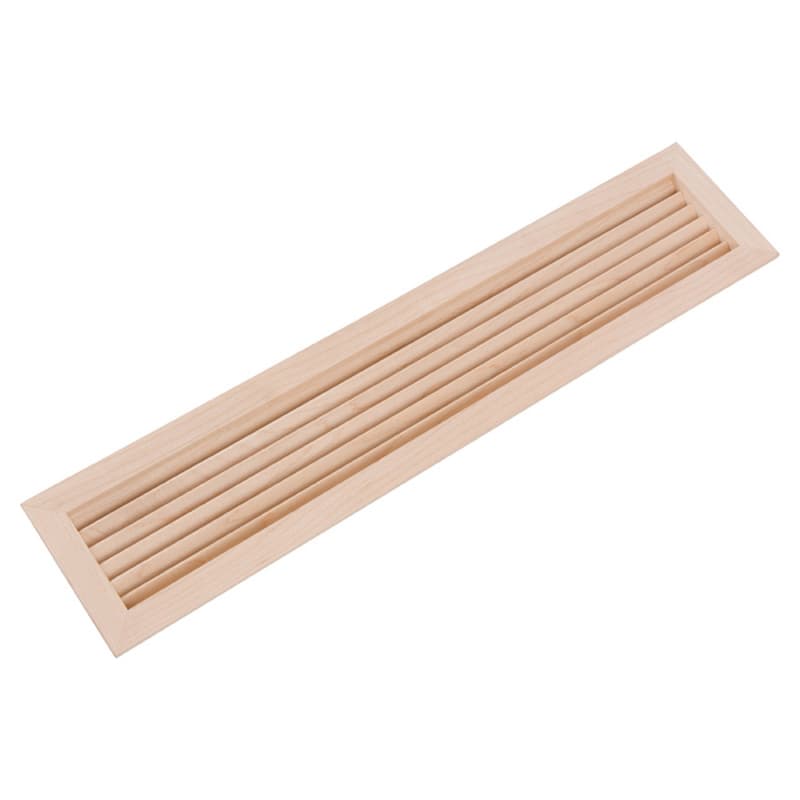 16-9/16" Rectangular Wood Air Vent Grille, Maple