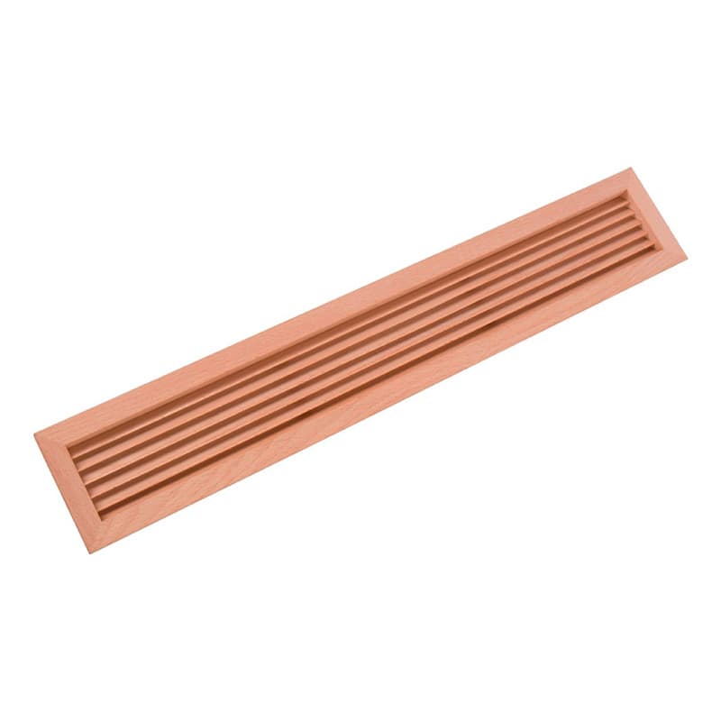 20-9/16" Rectangular Air Vent Grille for 19-15/16" Hole, Beech