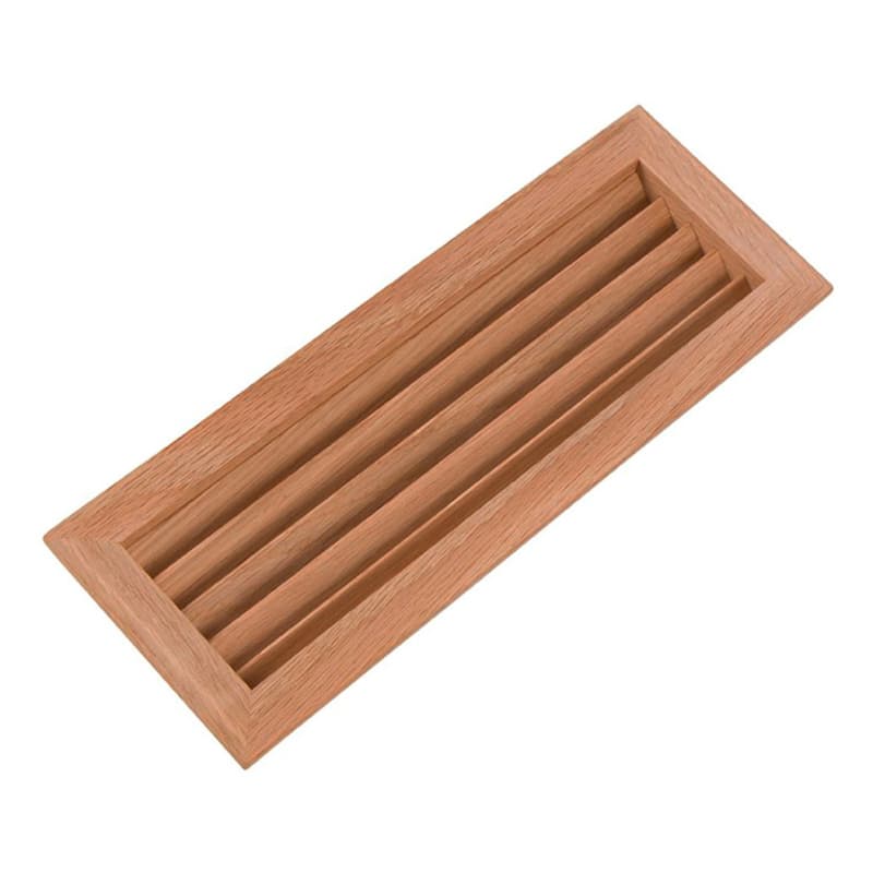 9-9/16" Rectangular Air Vent Grille for 8-15/16" Hole, Oak