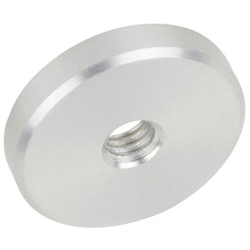 1-1/4" x 1/4" Aluminum Stand-Off Barrel, Satin Aluminum Finish