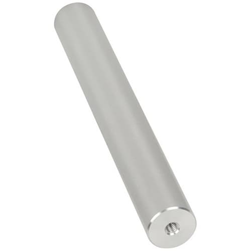 1-1/4" x 10" Aluminum Stand-Off Barrel, Satin Aluminum Finish