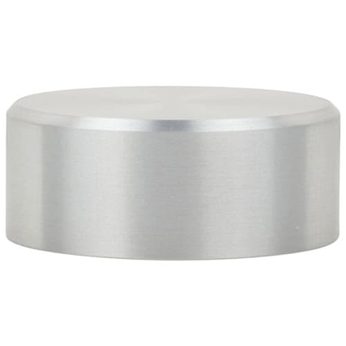 1-1/4" Aluminum Stand-Off Cap, Satin Aluminum Finish