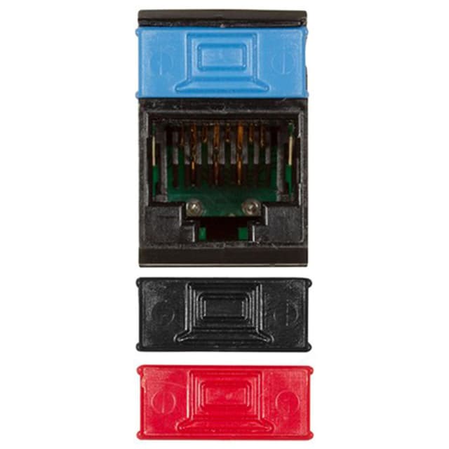 Siemons Cat.5 port, Black