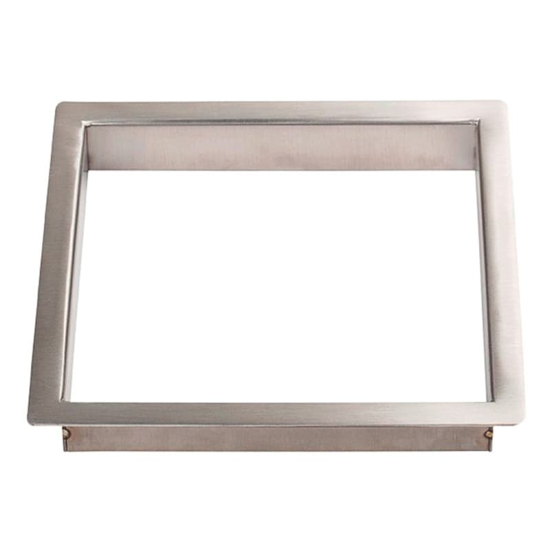 6" Trash Grommet for 6" Hole, Satin Stainless Steel