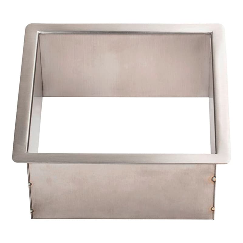 7" Trash Grommet for 6" Hole, Satin Stainless Steel
