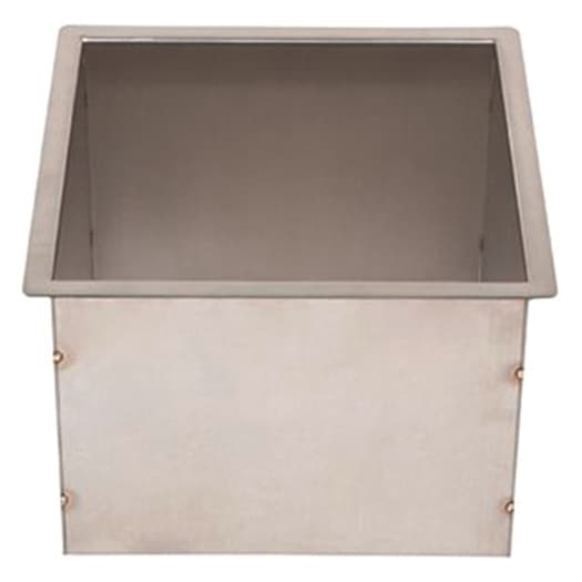9" Trash Grommet Liner for 8" Hole, Satin Stainless Steel, 6" Liner Depth