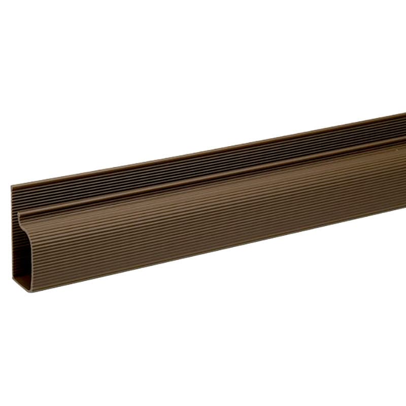 4' J-Shape Cable Manager, Brown