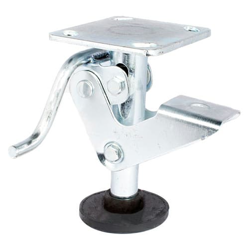 8" Welded Steel Floor Lock, 9-1/2" Extended Height