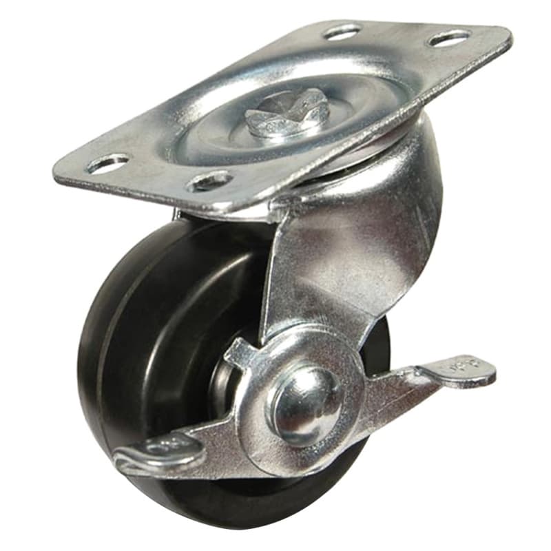 2" Soft Rubber General Duty Swivel Caster