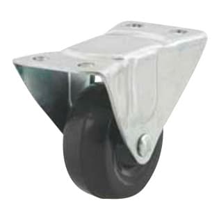 2-1/2" General Duty Hard Rubber Rigid Caster 60/Case