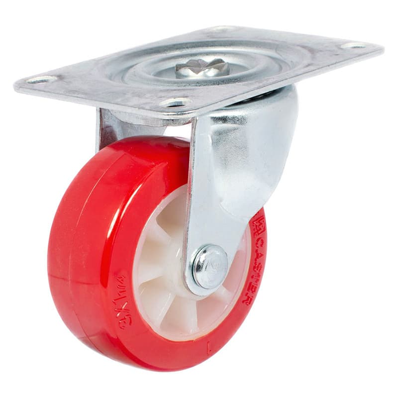 3" C-GD General Duty Polyurethane Swivel Caster
