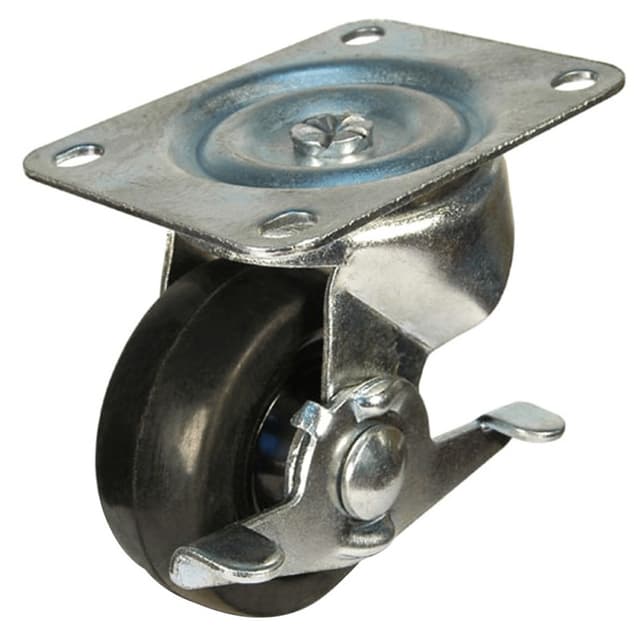 CGD Series Plate Mount Soft Rubber Swivel Caster, DH Casters