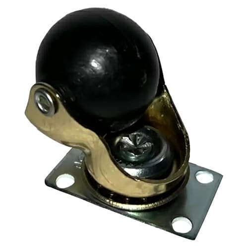 1-1/2" C-H15 Hooded Brass Ball Swivel Caster