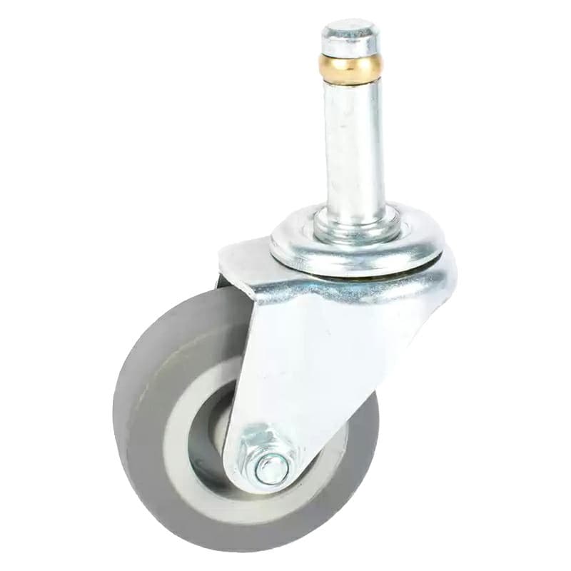 2" C-L Light Duty Non-Marking Soft Rubber Swivel Caster