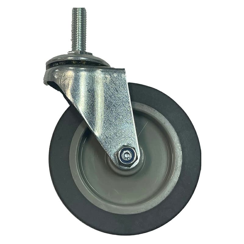 3" C-L Light Duty Non-Marking Rubber Swivel Caster