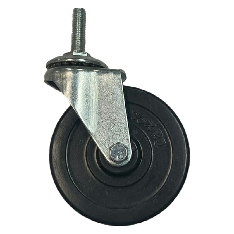 3" C-L Light Duty Hard Rubber Swivel Caster