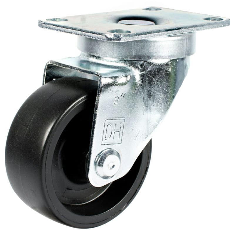 4" C-LM Heavy Duty Polyolefin Swivel Caster