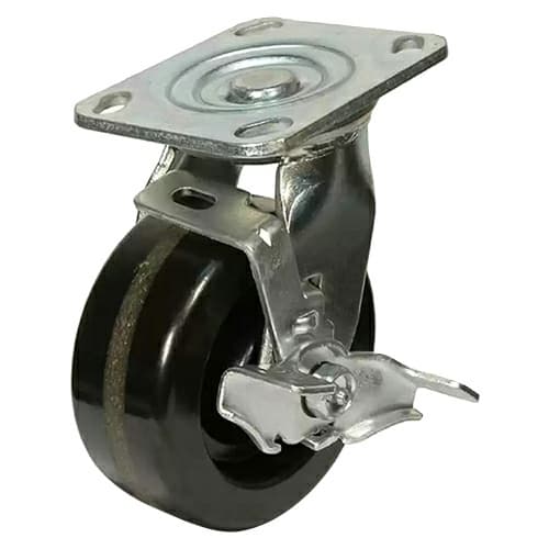 CMH Series Plate Mount Phenolic Swivel Caster, DH Casters