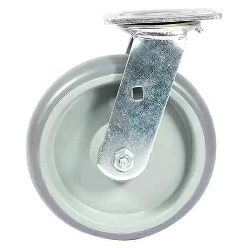 6" C-MHD Heavy Duty Thermoplastic Rubber Swivel Caster