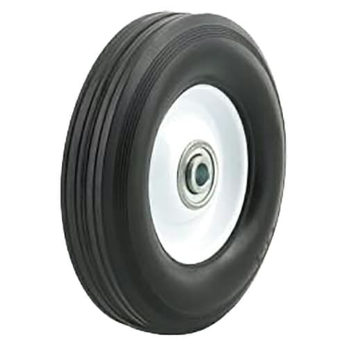 7" W-MH Rubber Wheel with Metal Hub