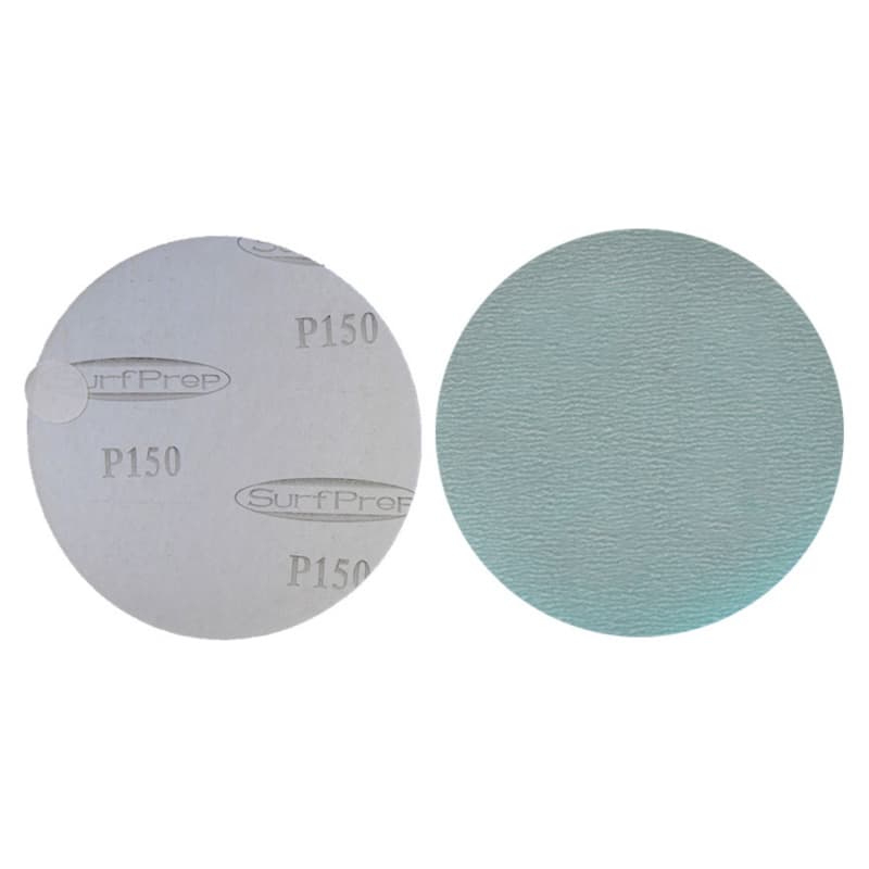 5" PSA 320 Grit No Holes Sanding Disc, Aluminum Oxide on Film (100/Box)