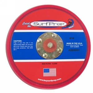 6" Hook and Loop Face Backing Pad, No Holes