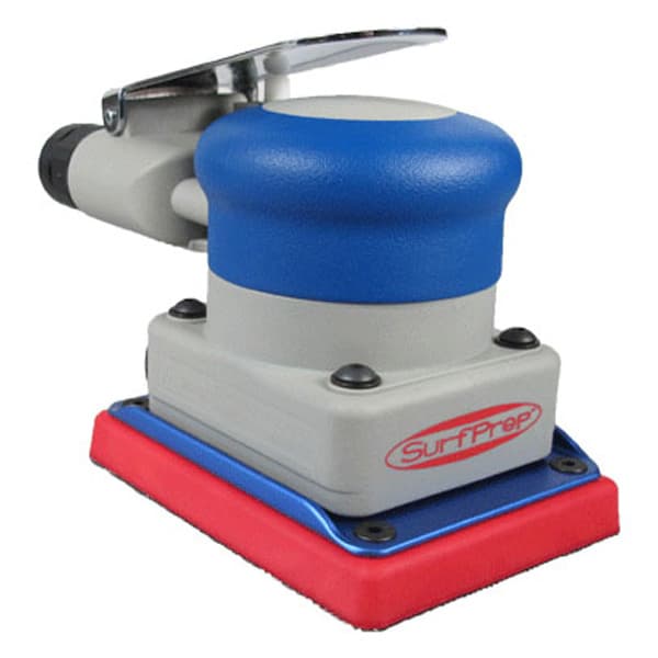 3" x 4" Air Random Orbital Sander, 3mm Orbit with Hook & Loop Pad