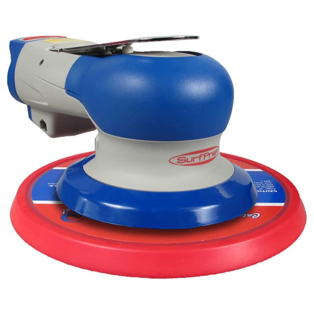 5" Trident Air Random Orbital Sander, 3/32" Orbit Central Vacuum with Hook & Loop Pad