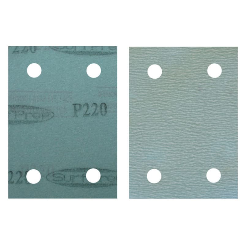 3" x 4" 220 Grit Aluminum Oxide Film Abrasive Sheet