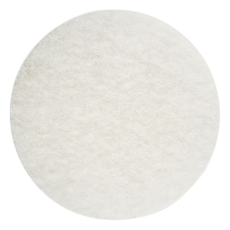 5" No Holes Non-Woven Disc, Non-Abrasive White