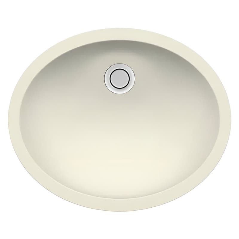 Acrylic Undermount Single Bowl Vanity Sink, 18-1/4" x 14-15/16" x 5-31/32", Natural White