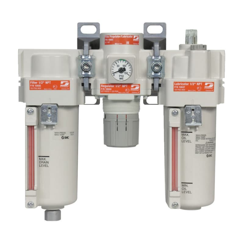 1/2" Filter/Regulator/Lubricator