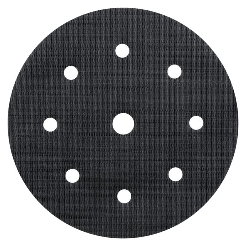 8" Hook and Loop Vacuum Disc Backing Pad Saver, 9 Holes