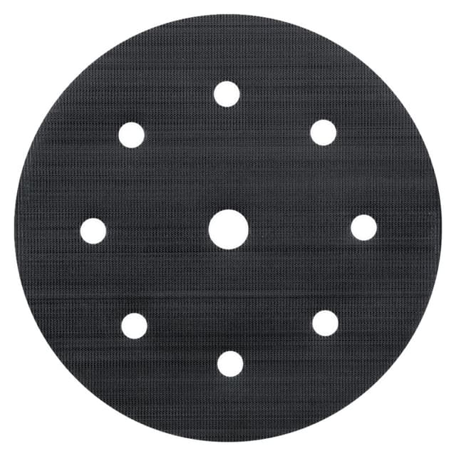 8" Hook and Loop Vacuum Disc Backing Pad Saver, 9 Holes