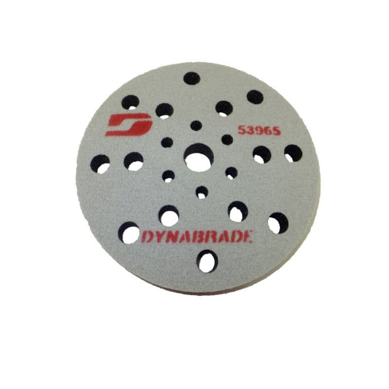 6" Hook and Loop Short Nap Non-Vacuum Disc Interface Pad, 21 Holes