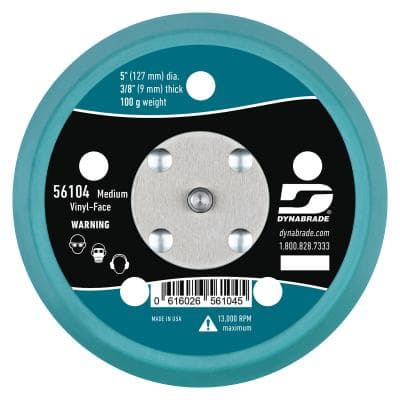 5" PSA Vacuum Disc Backing Pad, 5 Holes