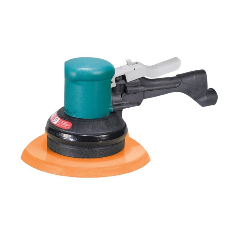 8" Non-Vacuum Two-Hand Gear-Driven Sander with Hook & Loop Pad
