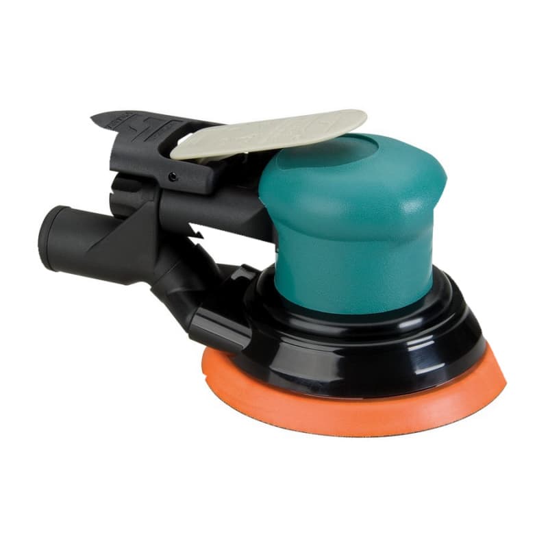 5" Dynorbital-Spirit Random Orbital Sander, 3/16" Orbit Central Vacuum with Multi-Hole Hook & Loop Pad